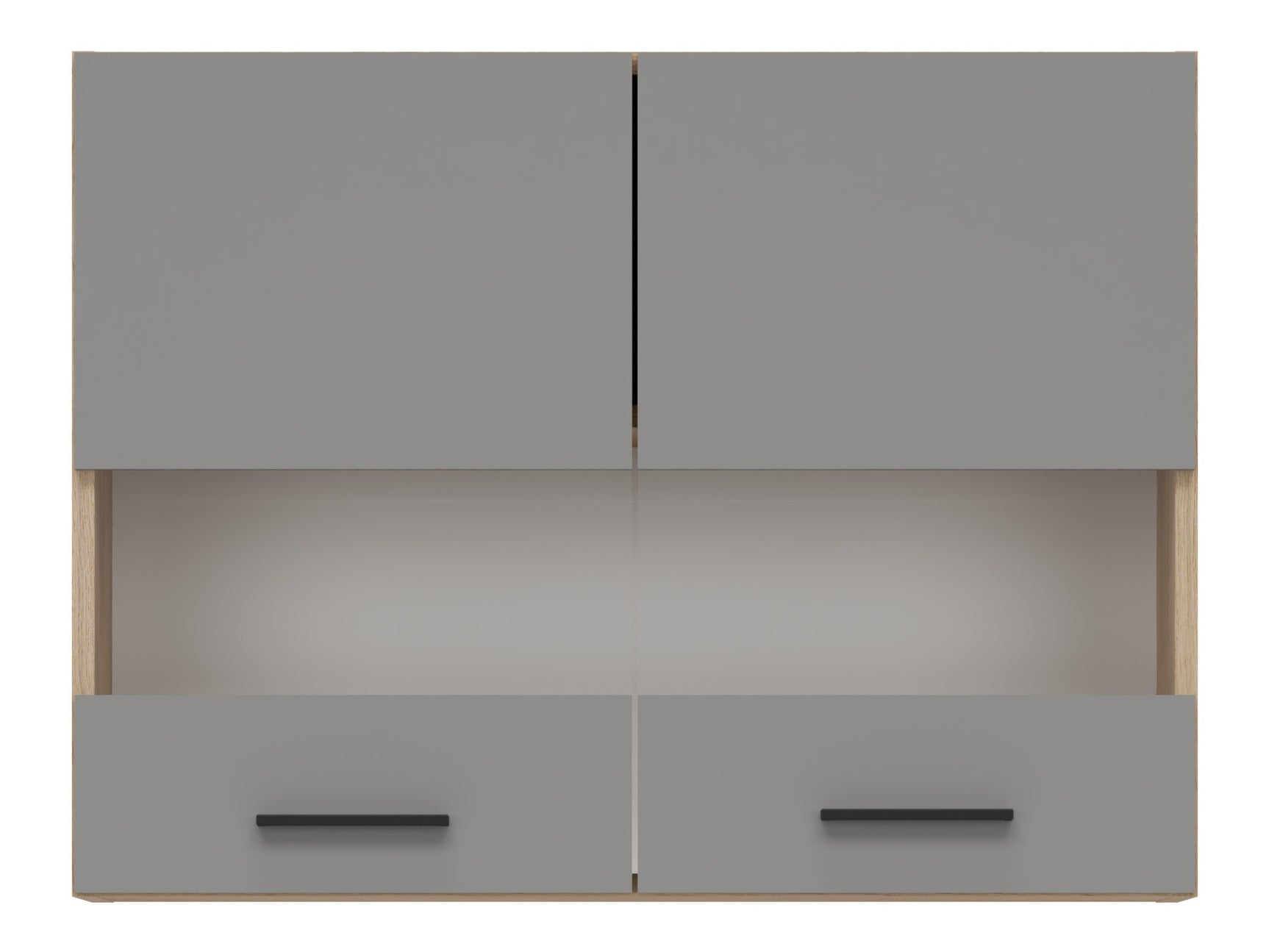 Modulært vægskab Ati Grey 122