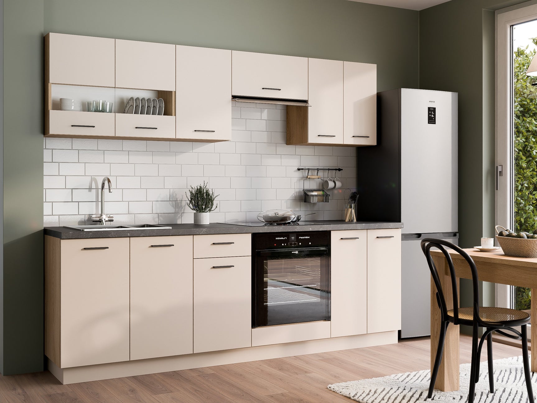 Modulært vægskab Ati Cashmere 104