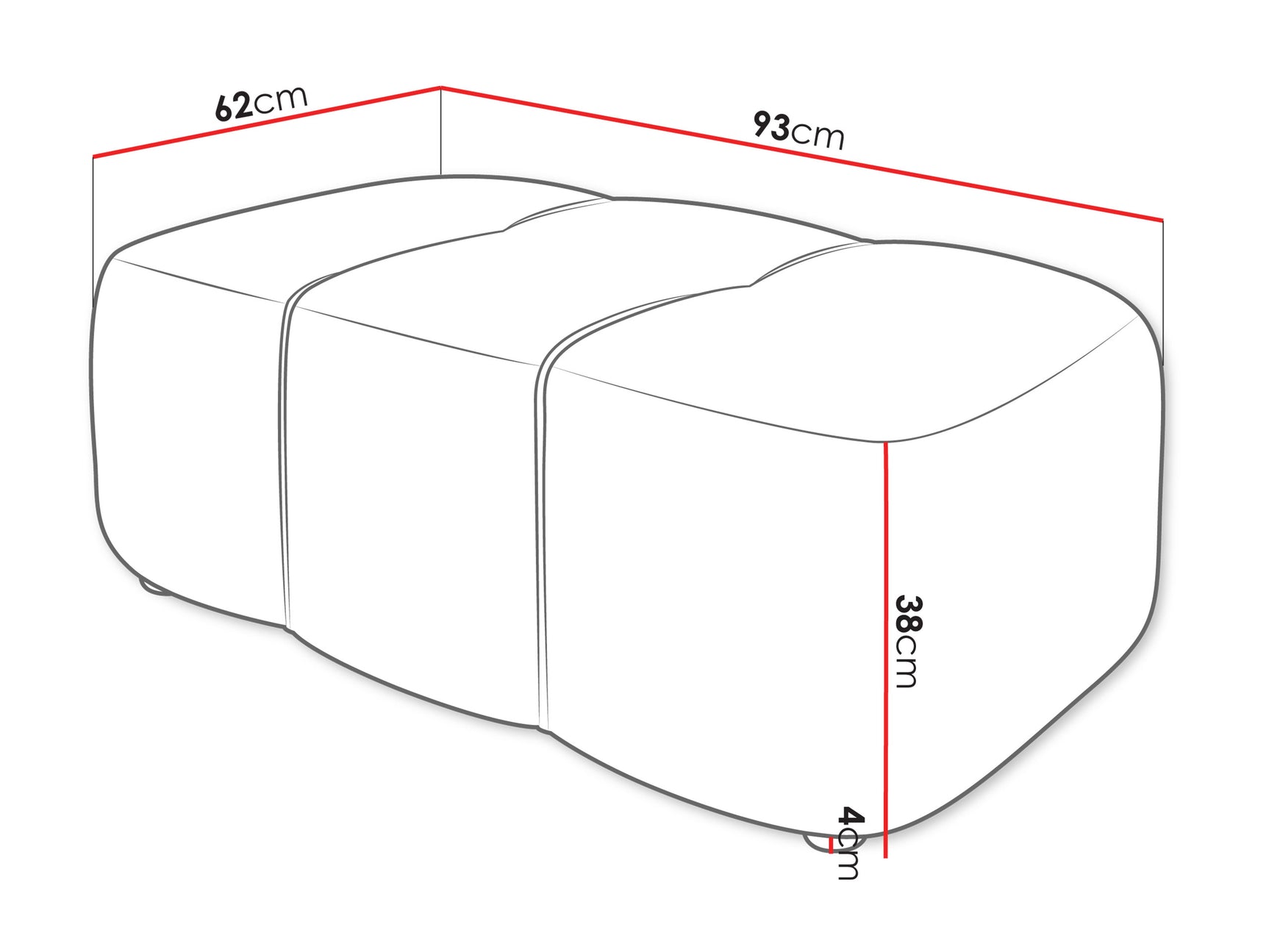 Polstret bænk Comfivo 472