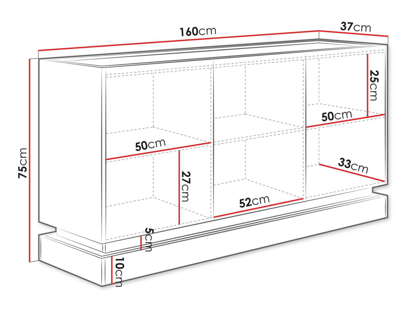 Skænk Comfivo Dalvenu 101
