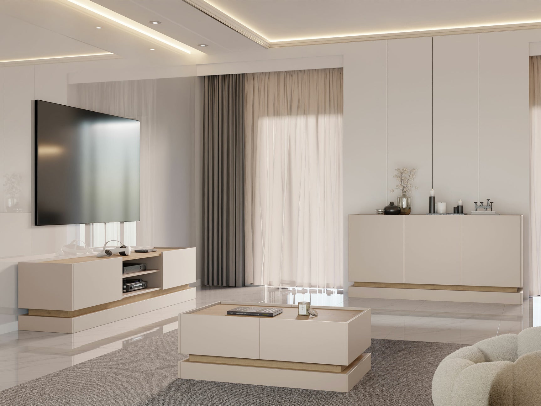 TV-bord Comfivo Dalvenu 102