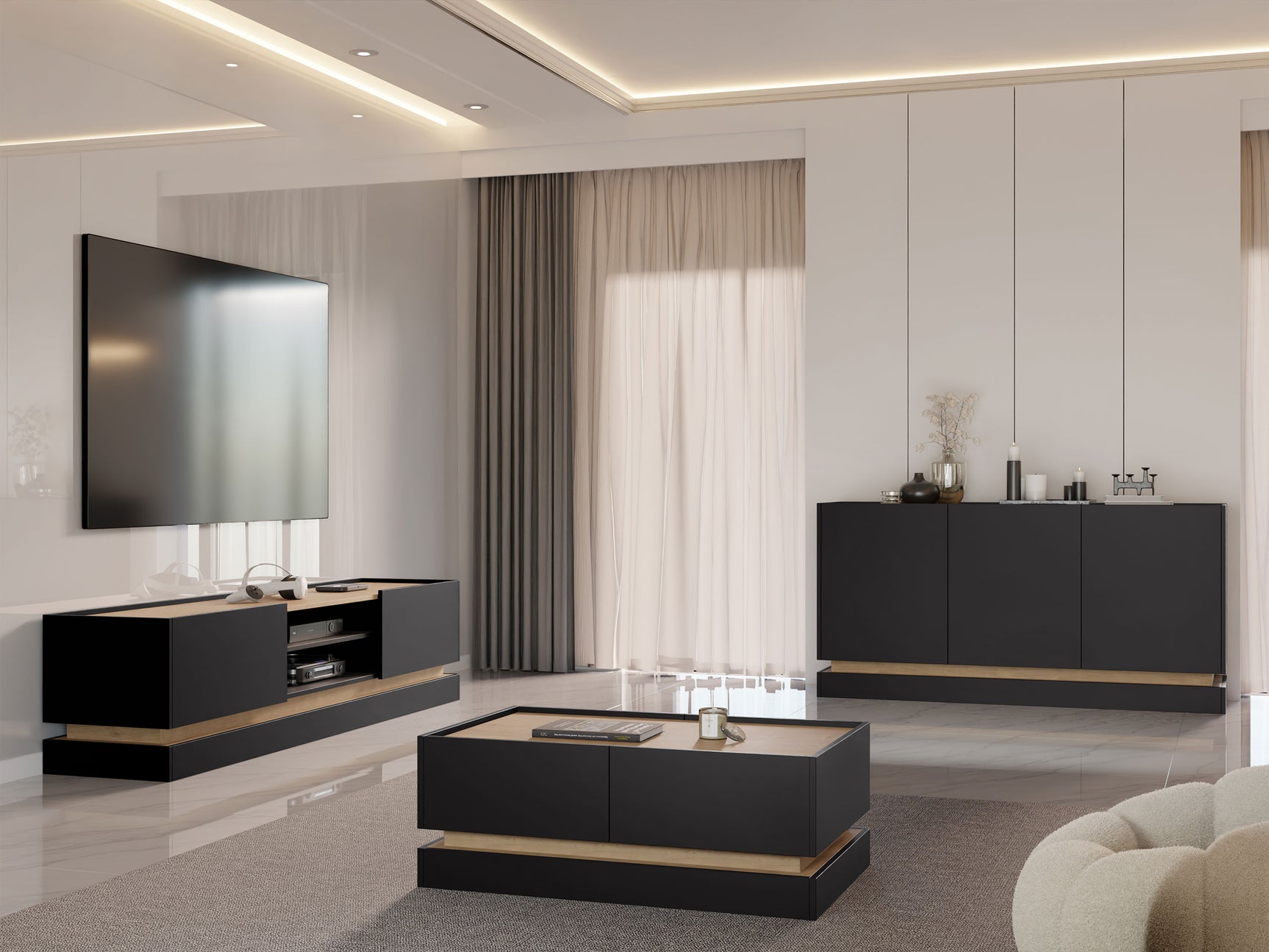 Stuemøbler-sæt Comfivo Dalvenu 104