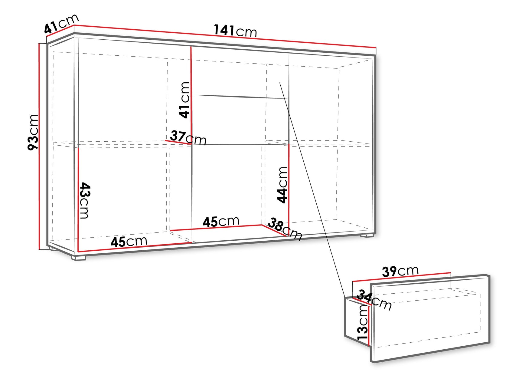 Kommode Comfivo Fersoe 100