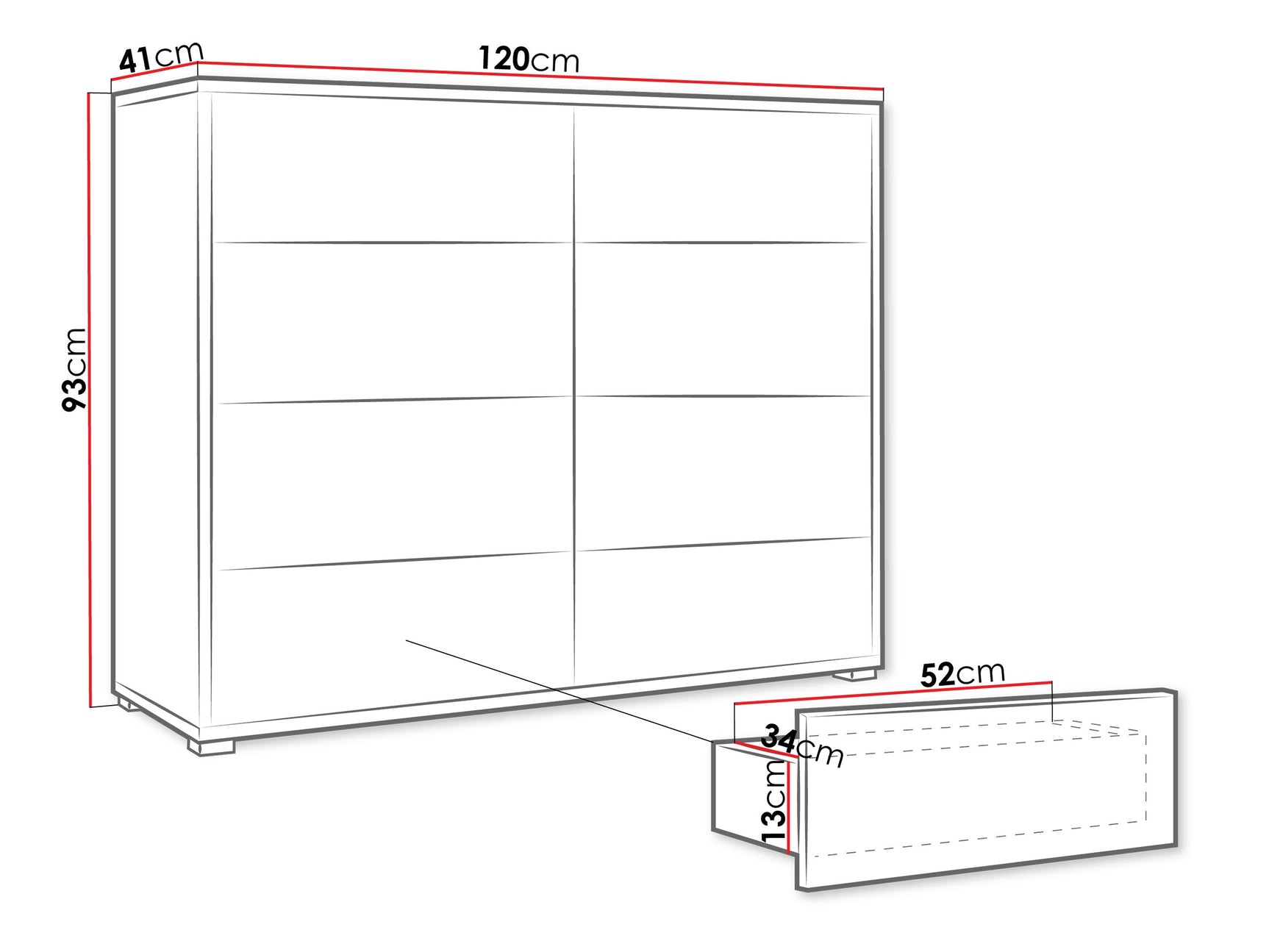 Kommode Comfivo Fersoe 104