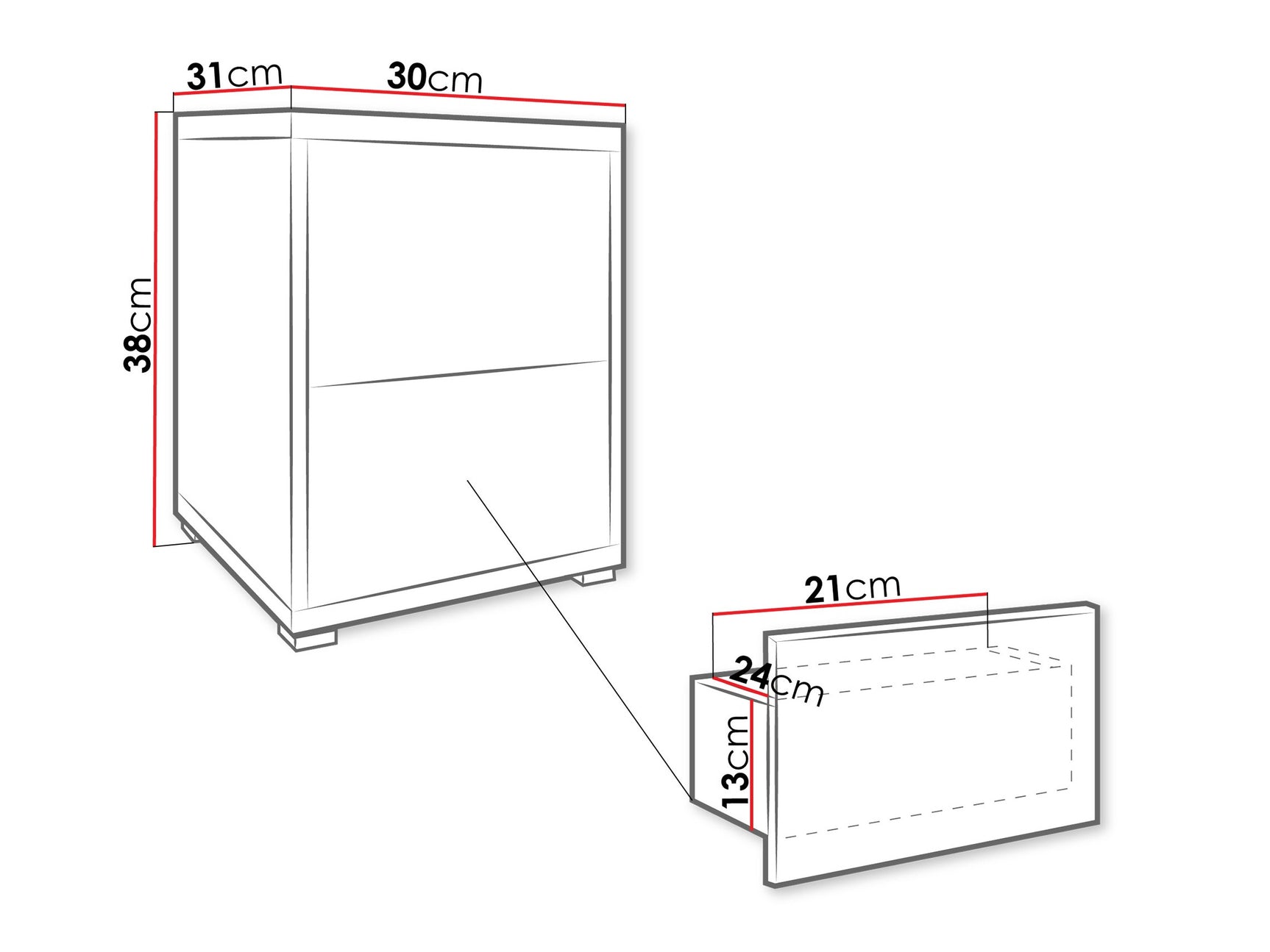 Sengebord Comfivo Fersoe 106