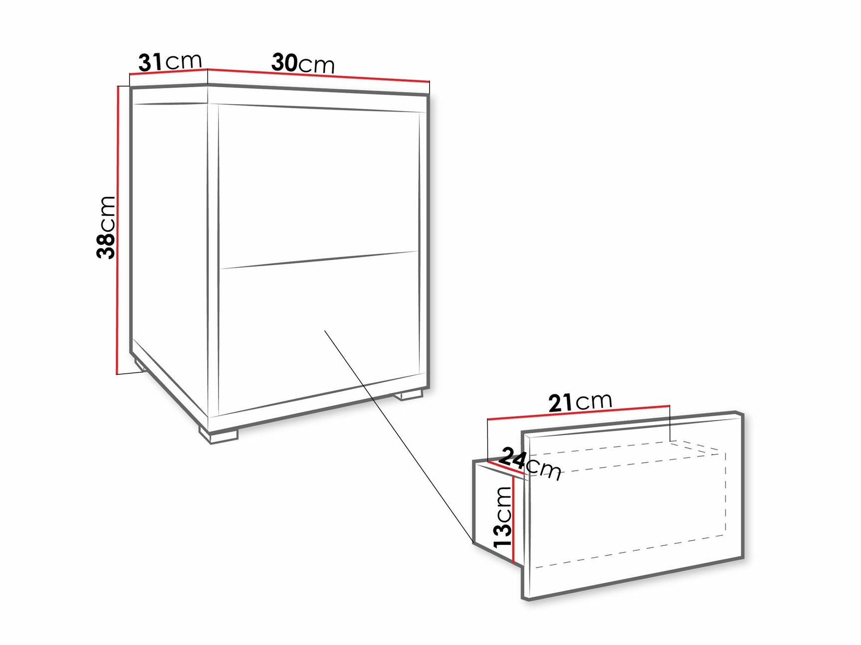 Sengebord Comfivo Fersoe 106 4241677