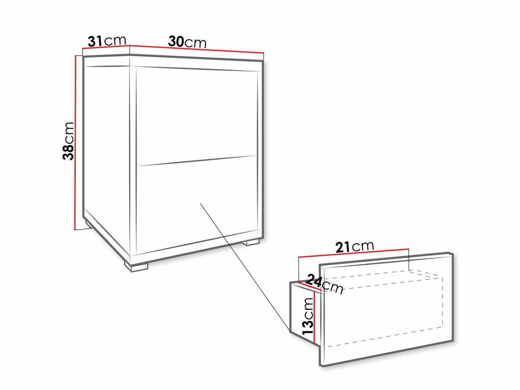Sengebord Comfivo Fersoe 106 4241684