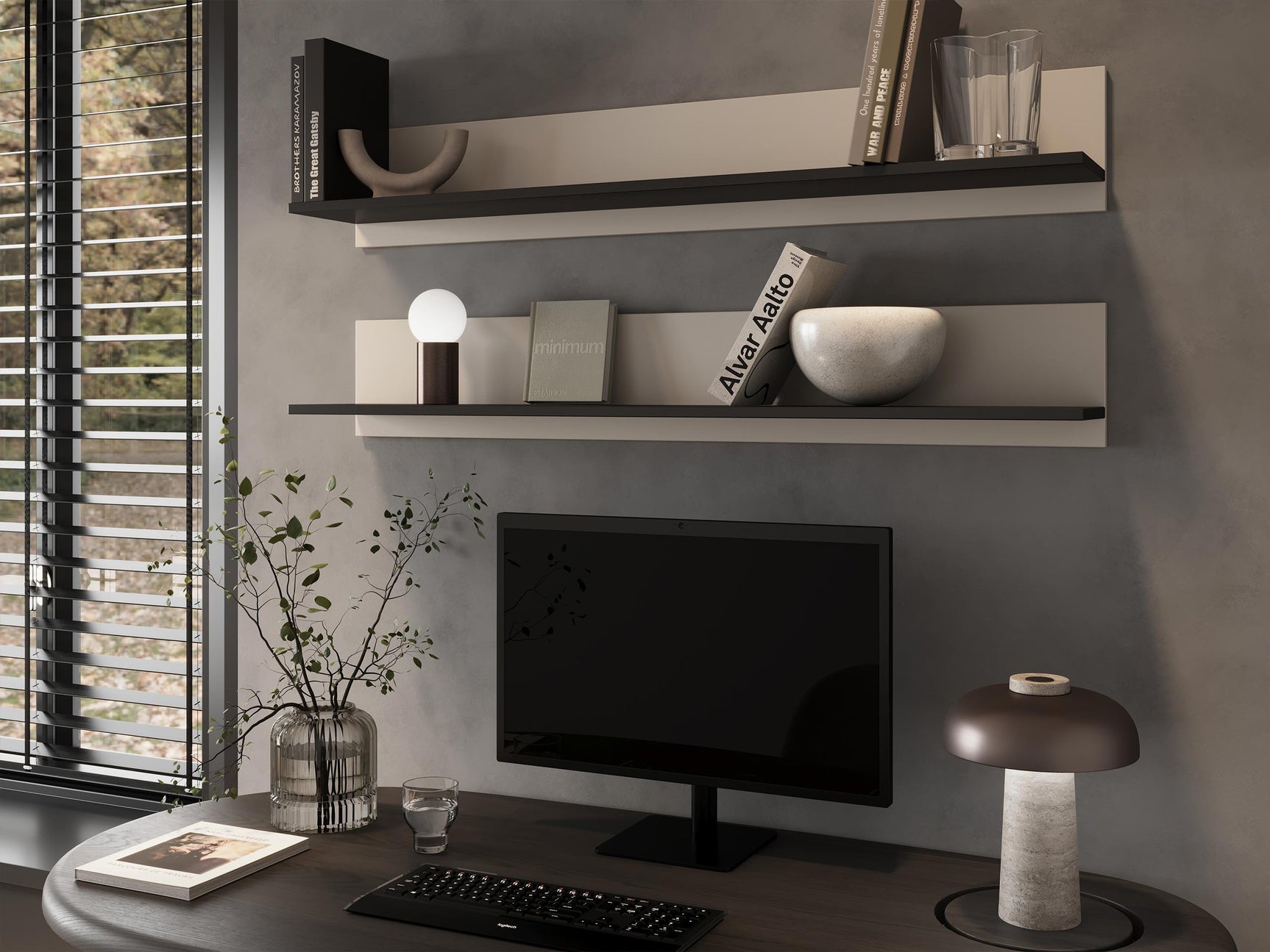 Sæt med hængende reoler Tornola 104