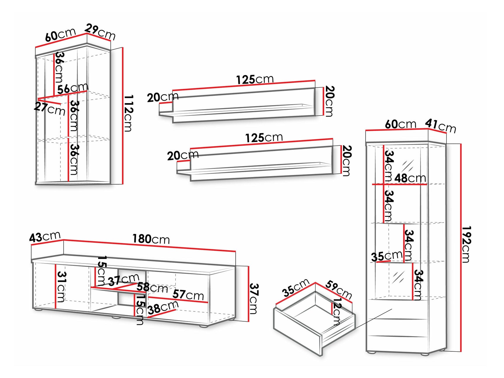Stuemøbler-sæt Tornola 114 4248366