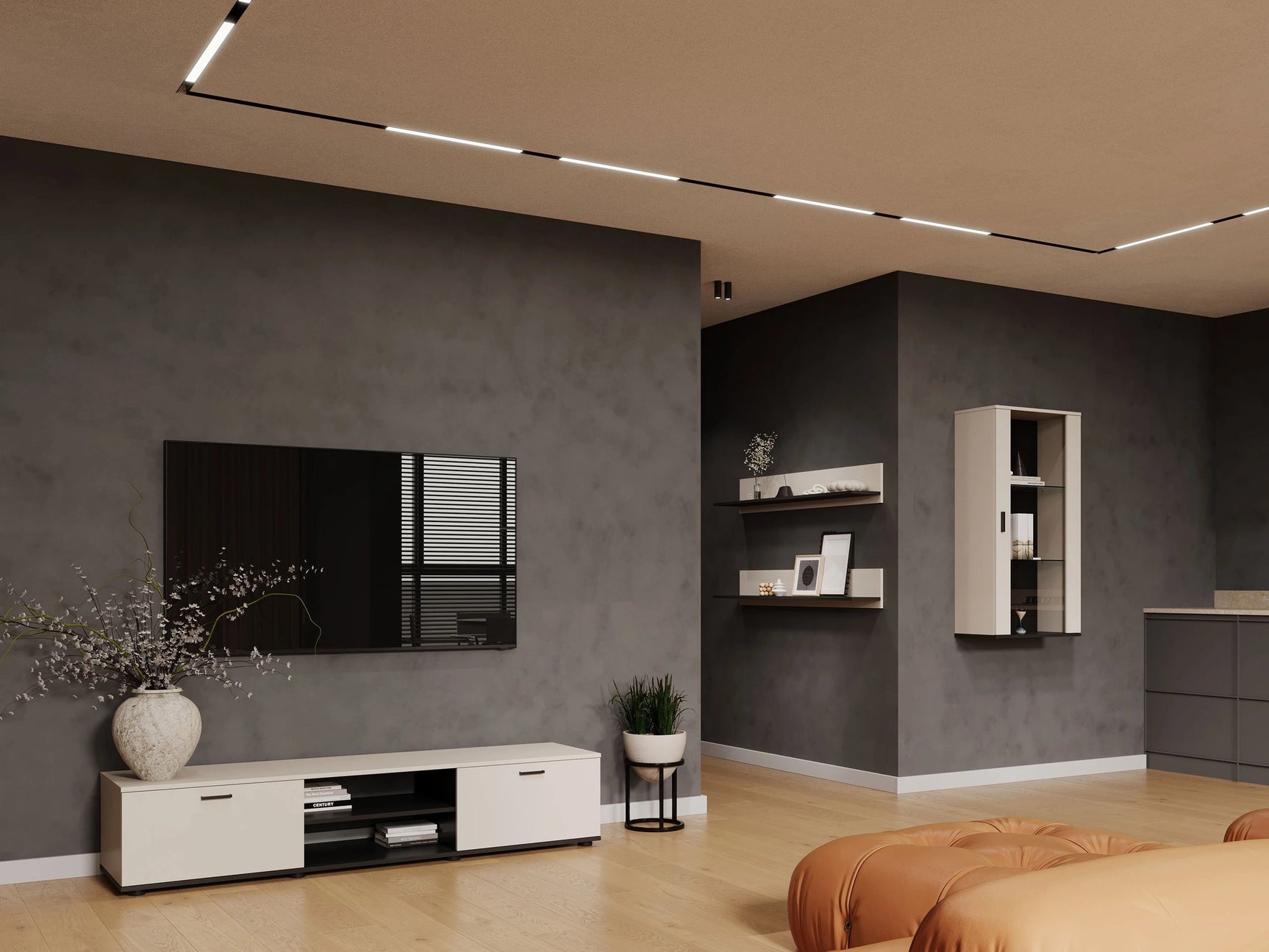 Sæt med hængende reoler Tornola 104