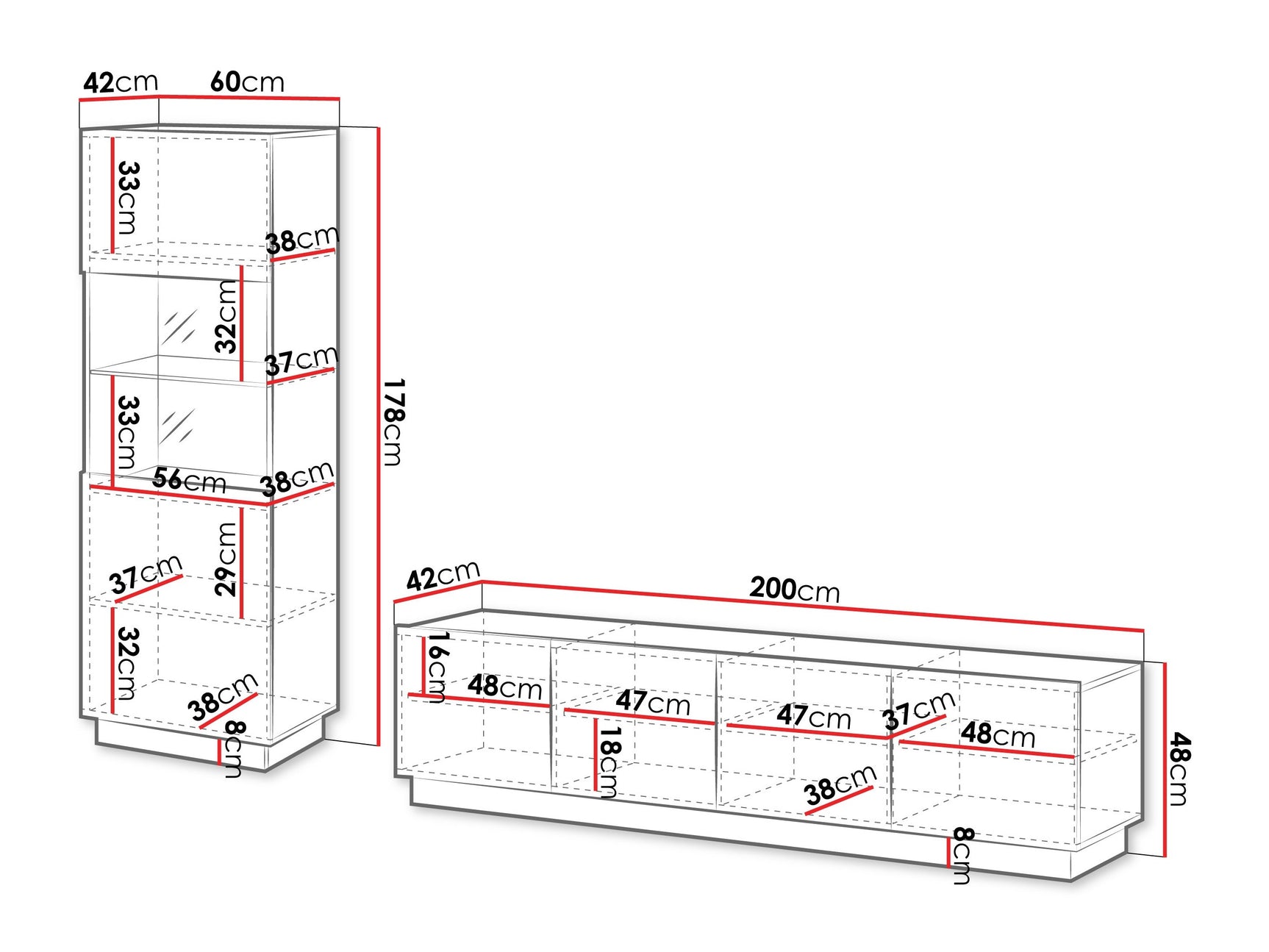 Stuemøbler-sæt Lusonu 107