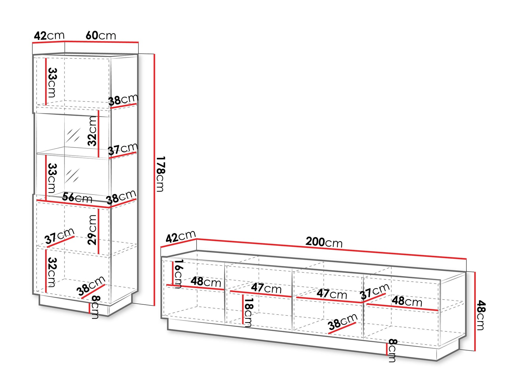 Stuemøbler-sæt Lusonu 107