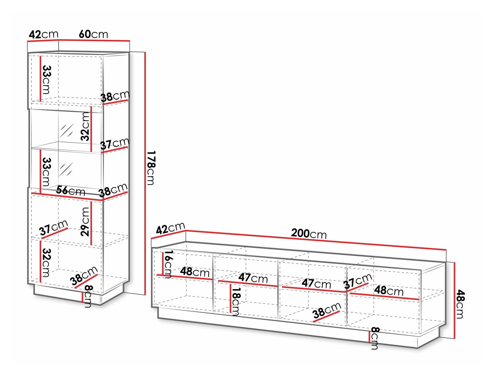 Stuemøbler-sæt Lusonu 107