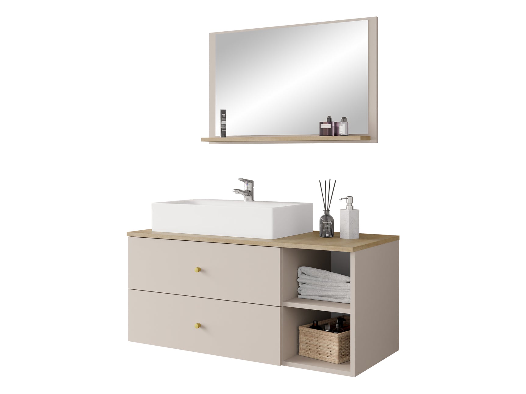 Badeværelses-sæt Ophruvi 100 4255126