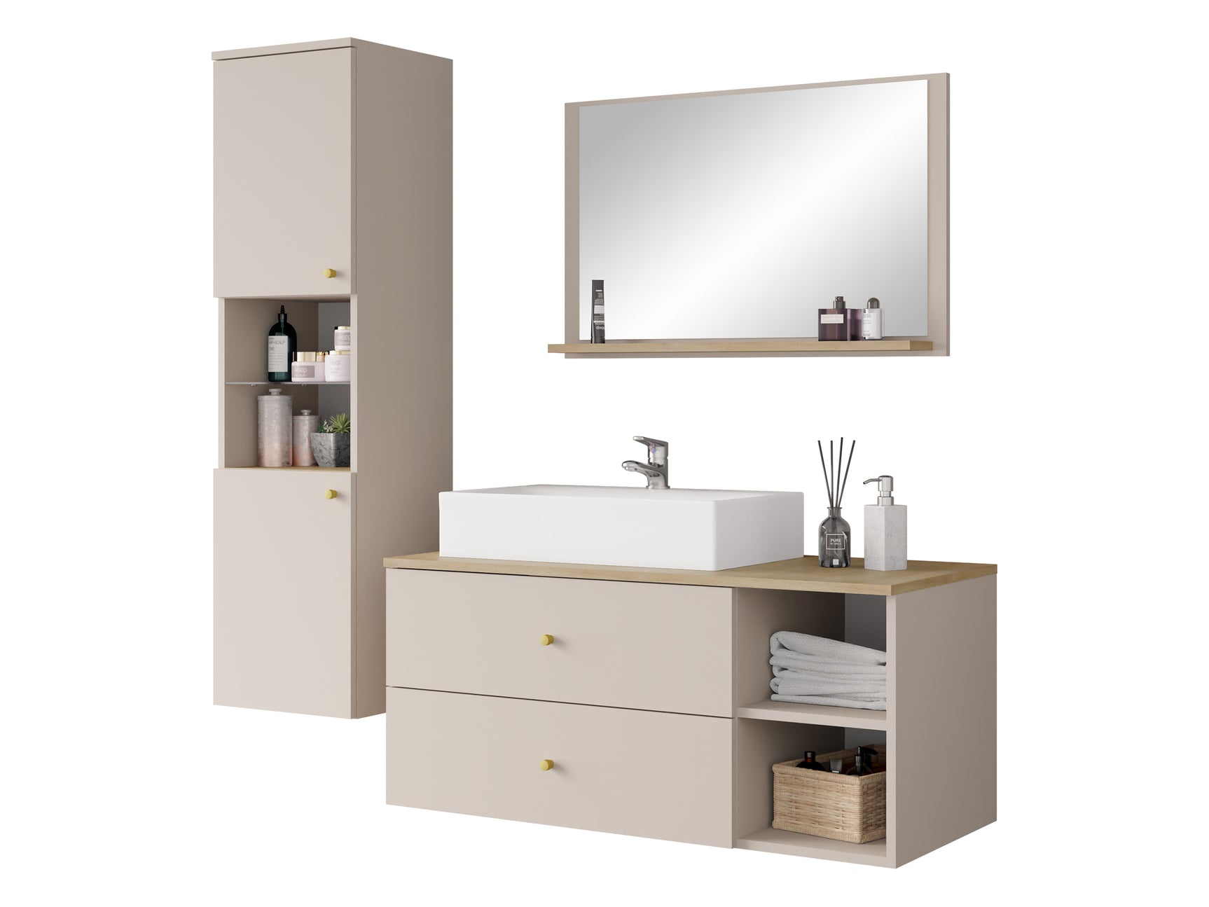 Badeværelses-sæt Ophruvi 101 4255137