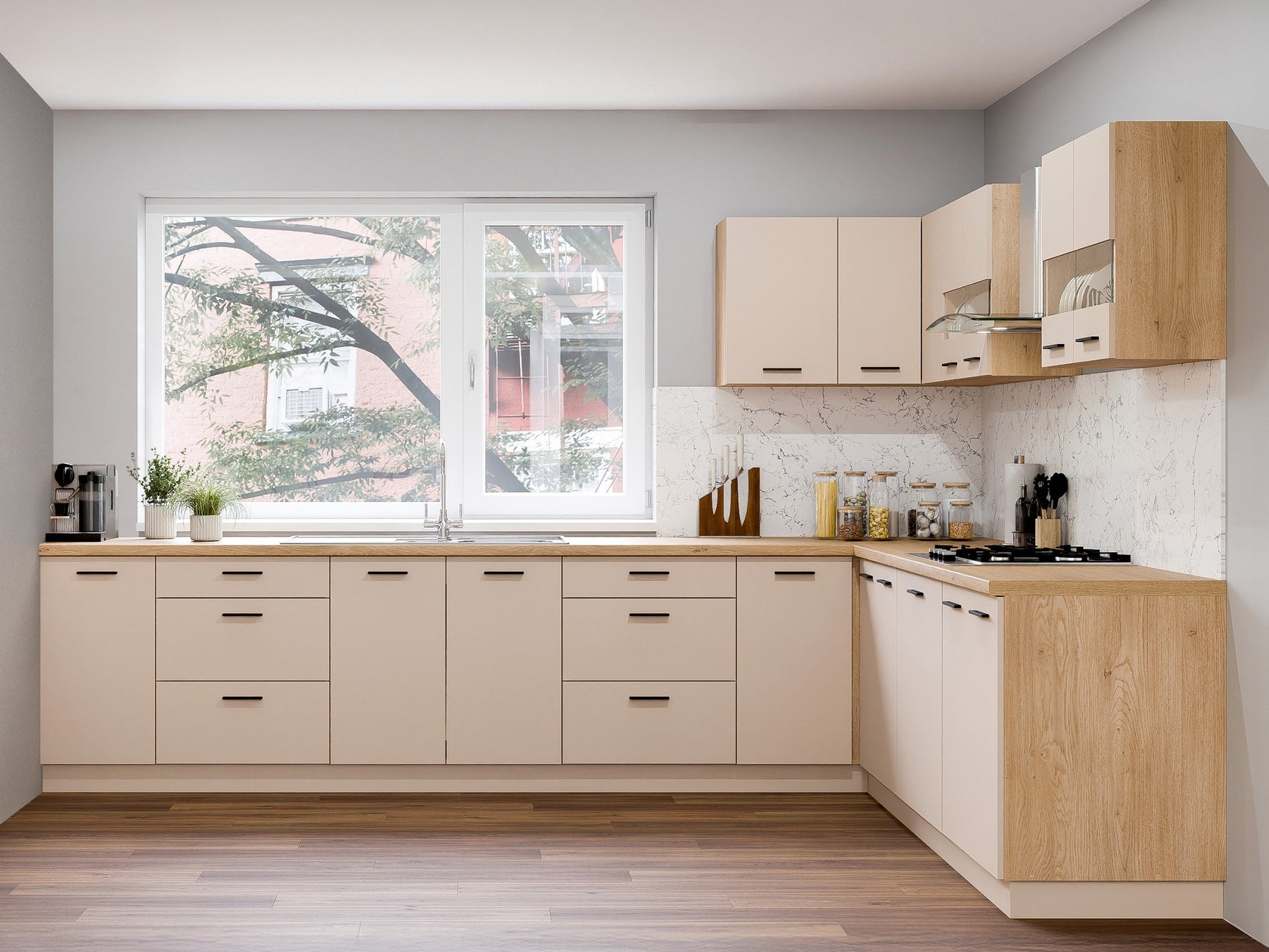 Modulopbygget køkkensæt Ati Cashmere 135