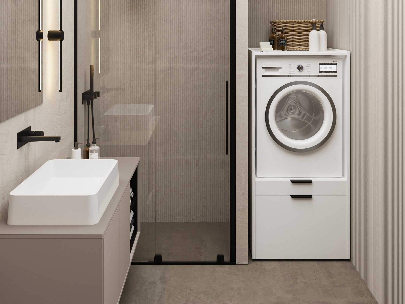 Reol til badeværelse Austin 376