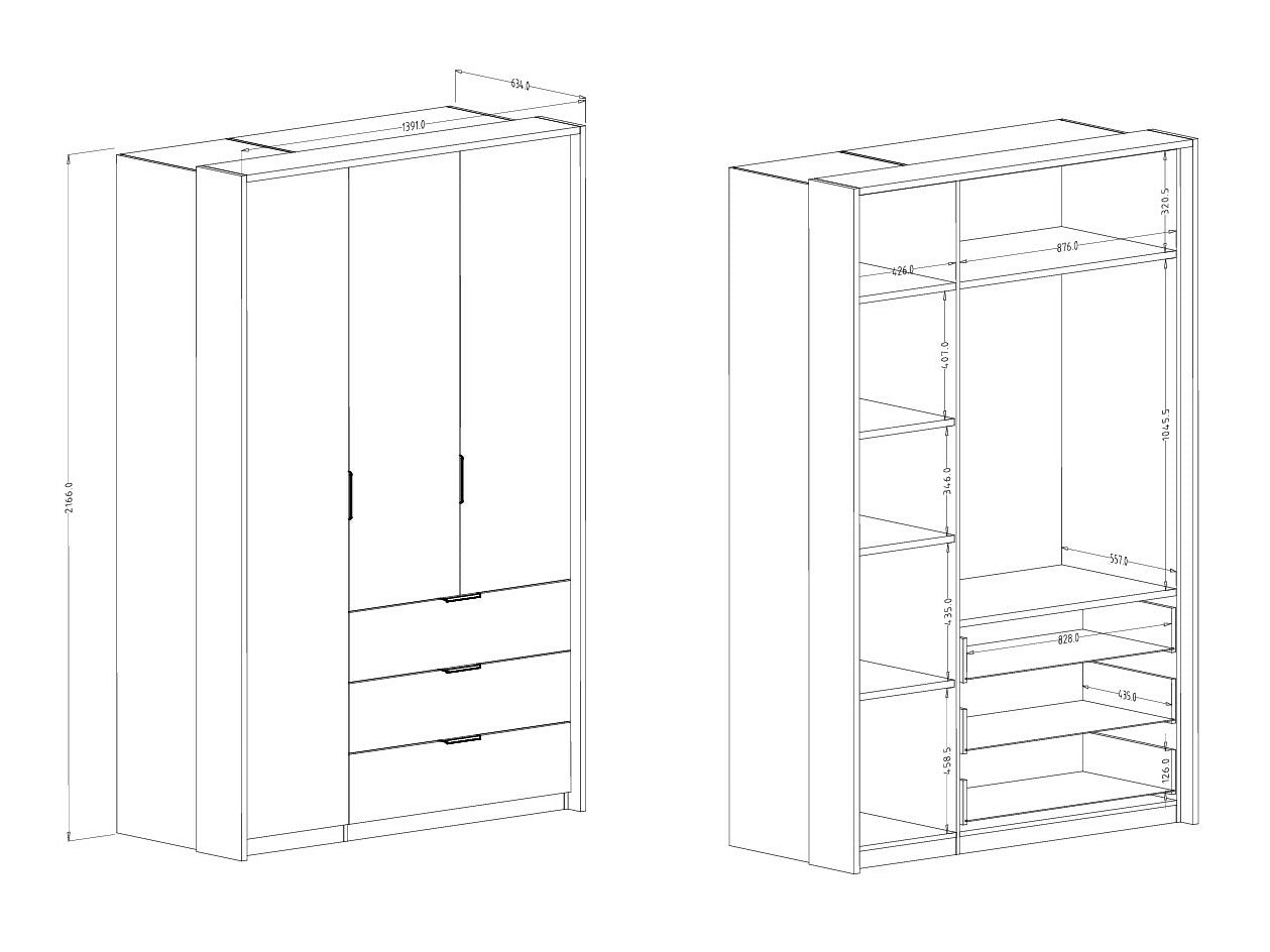 Garderobeskab Austin 385