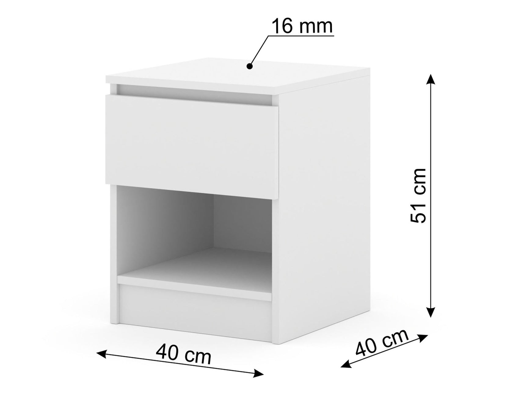 Sengebord Buffalo 202