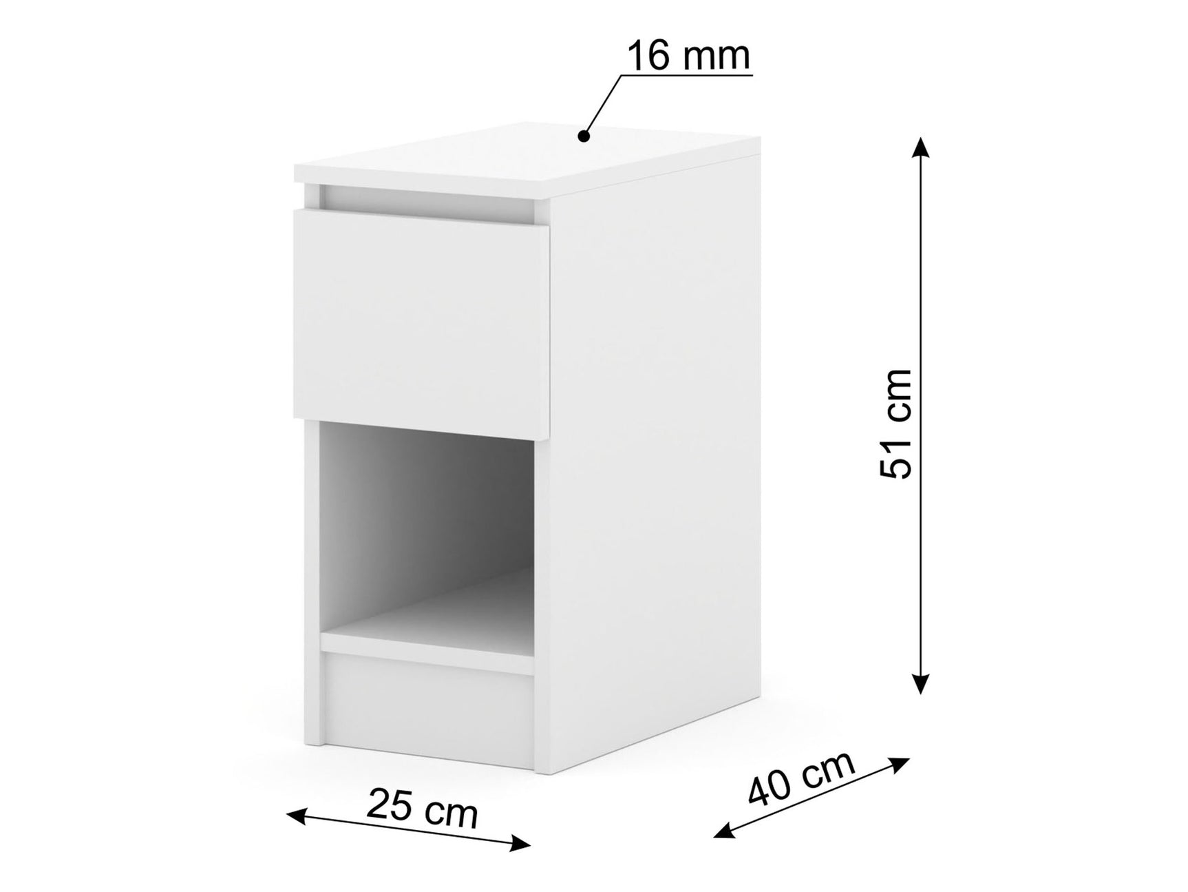 Sengebord Buffalo 203