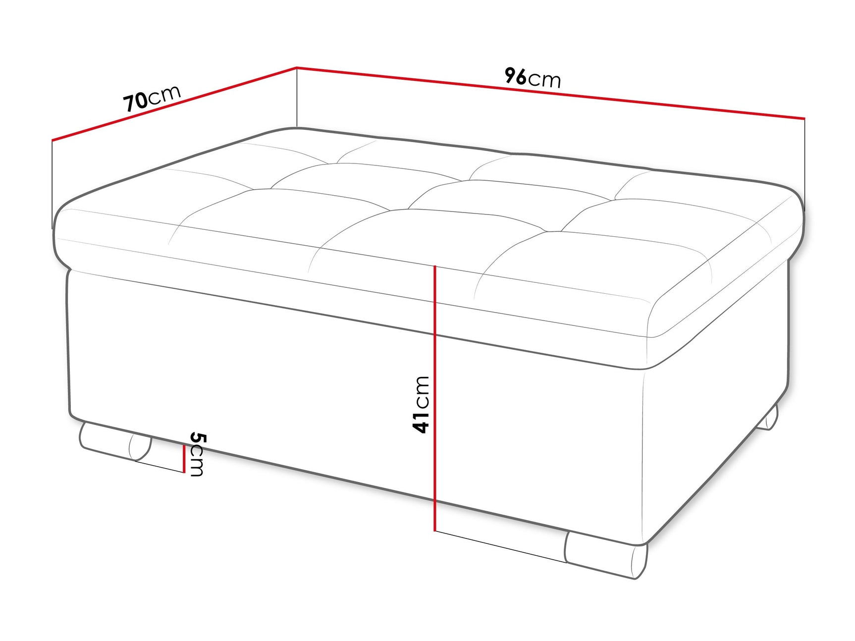 Polstret bænk Comfivo 118