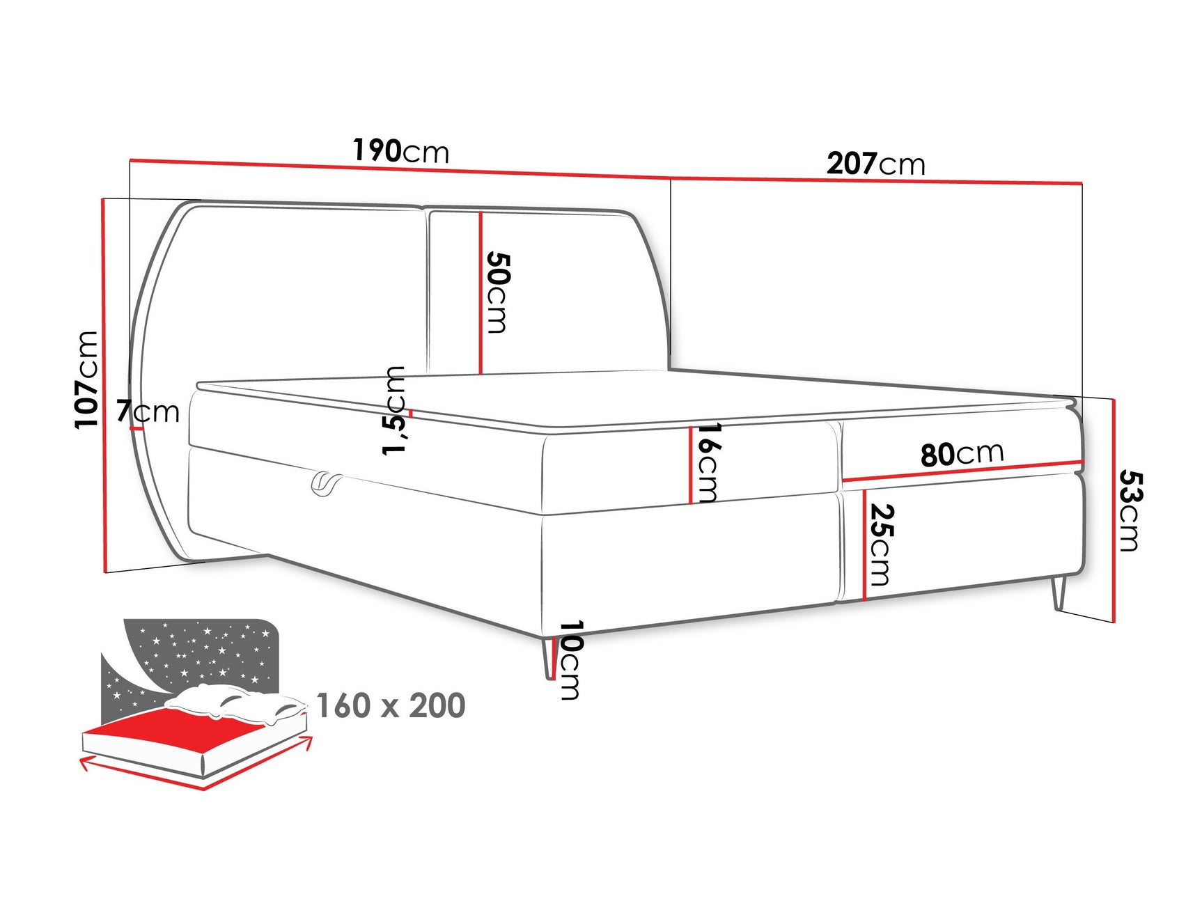 Kontinentalseng Stonecrest 110