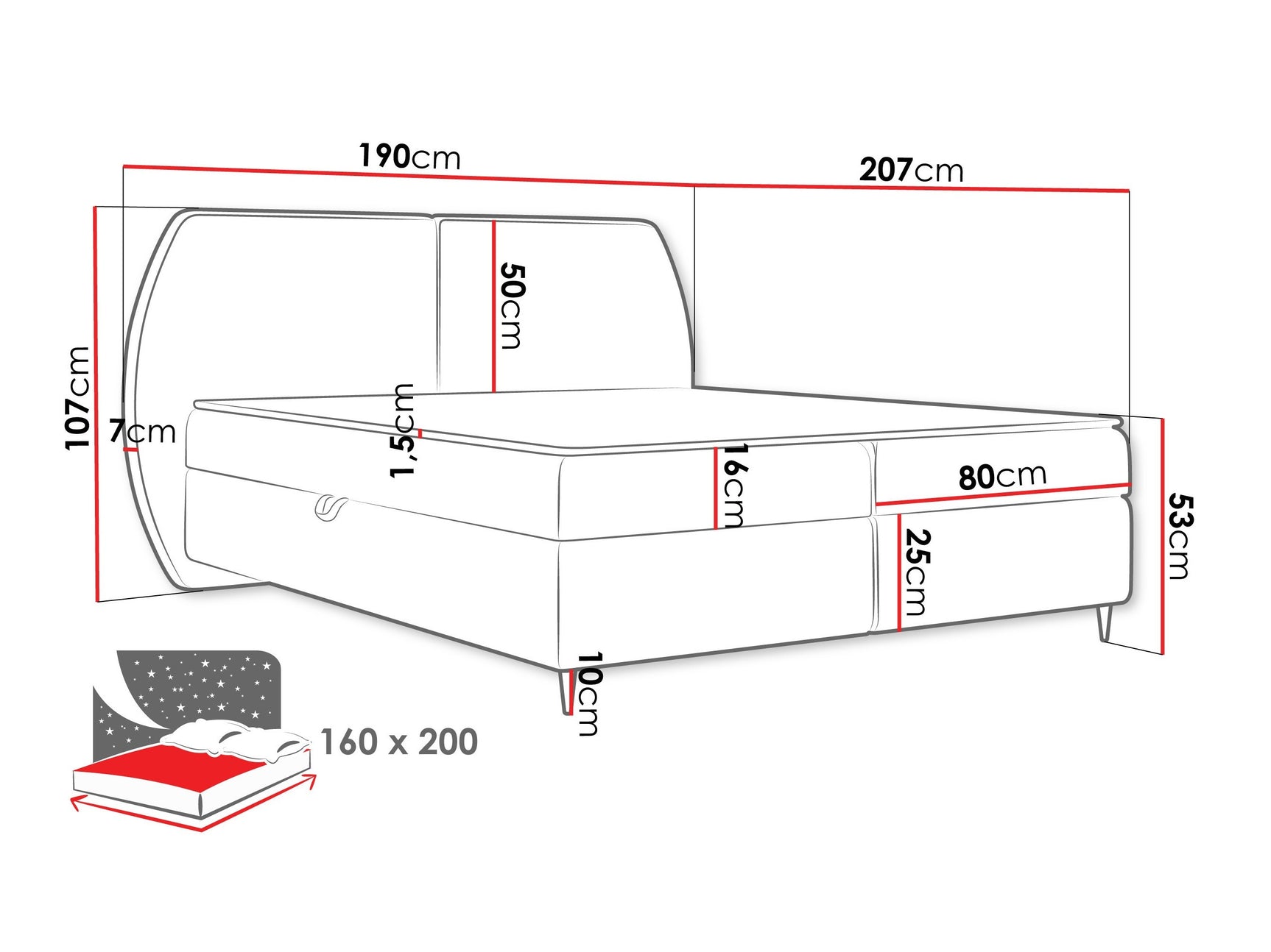 Kontinentalseng Stonecrest 110
