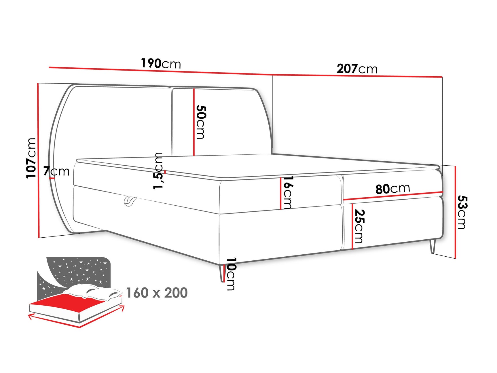 Kontinentalseng Stonecrest 110