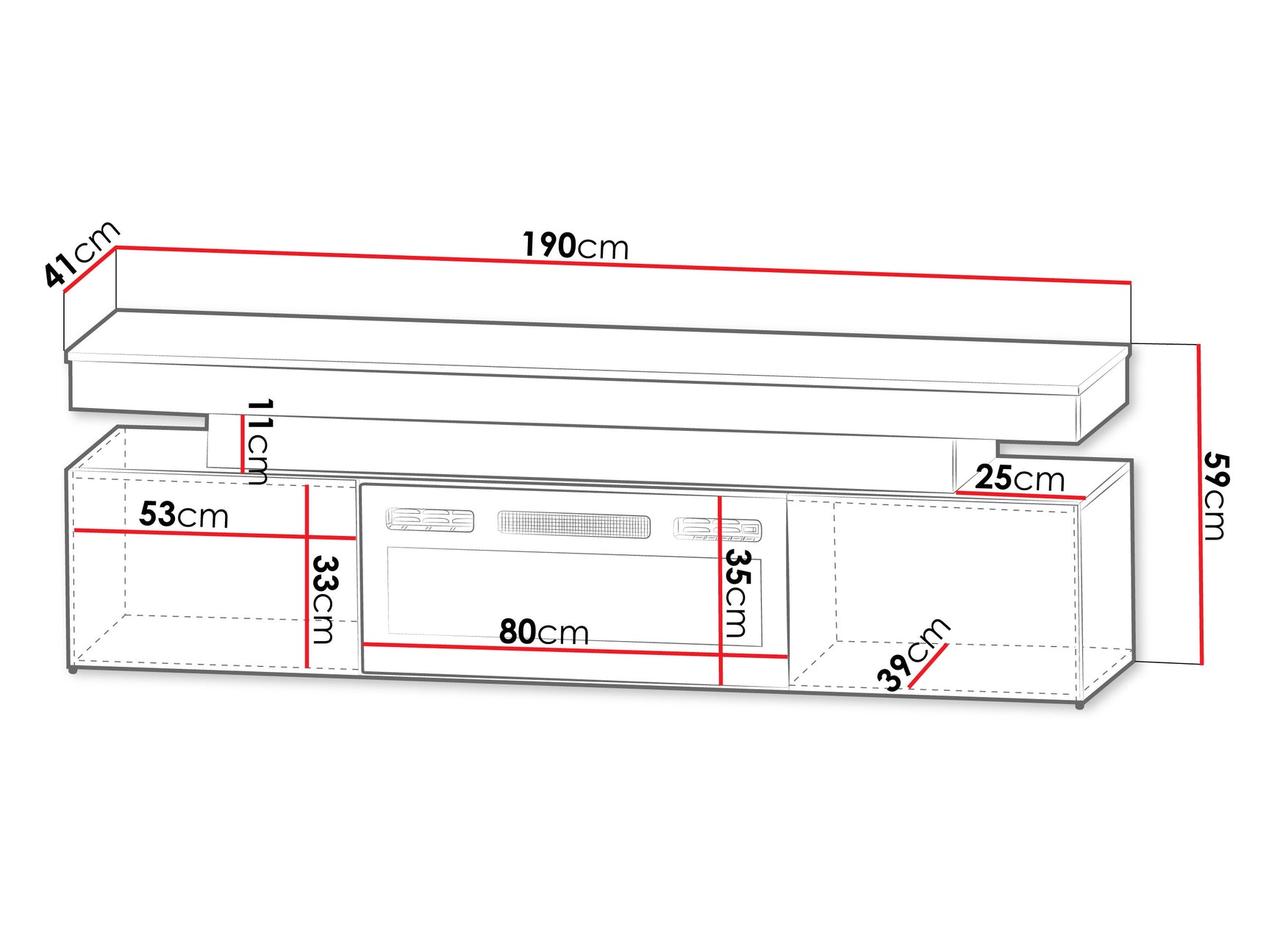 TV-bord Monfero 104 4273688