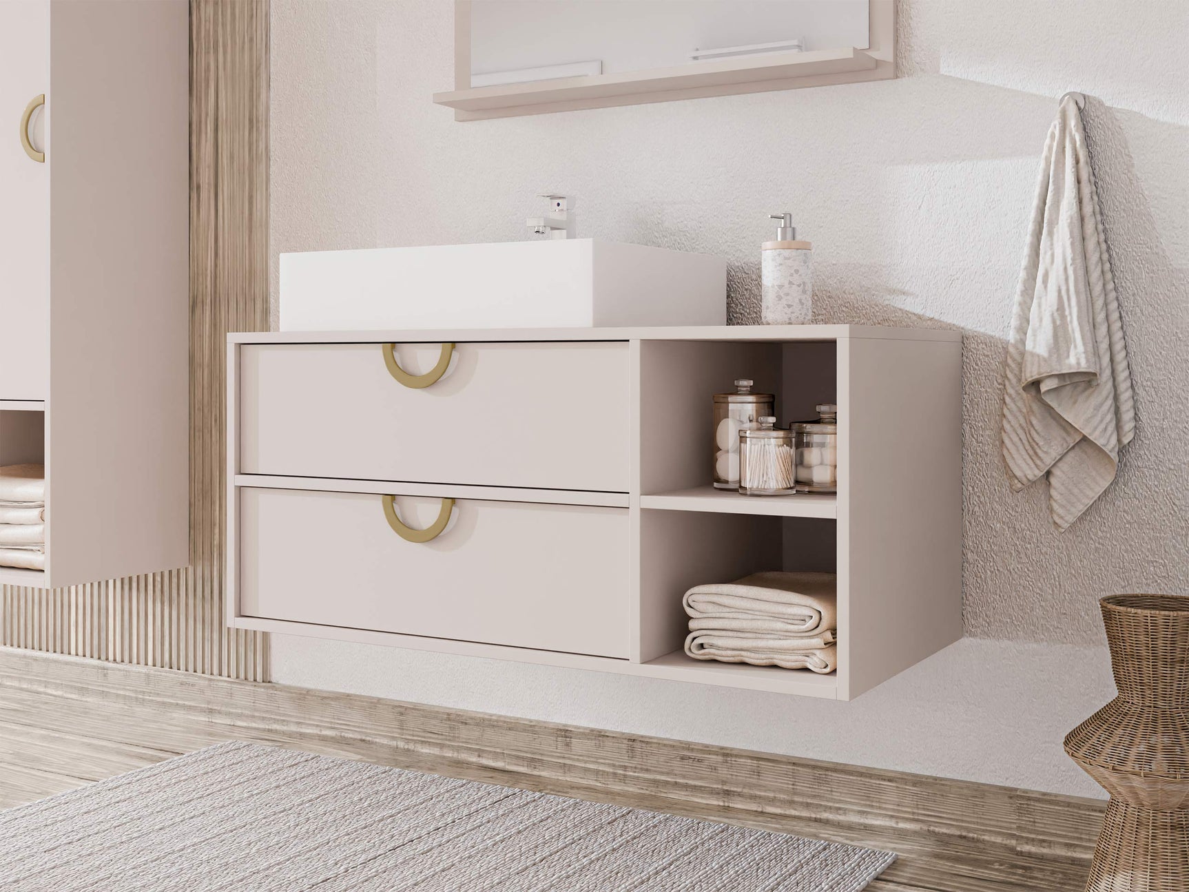 Vægbadeværelsesskab til håndvask Providence 193