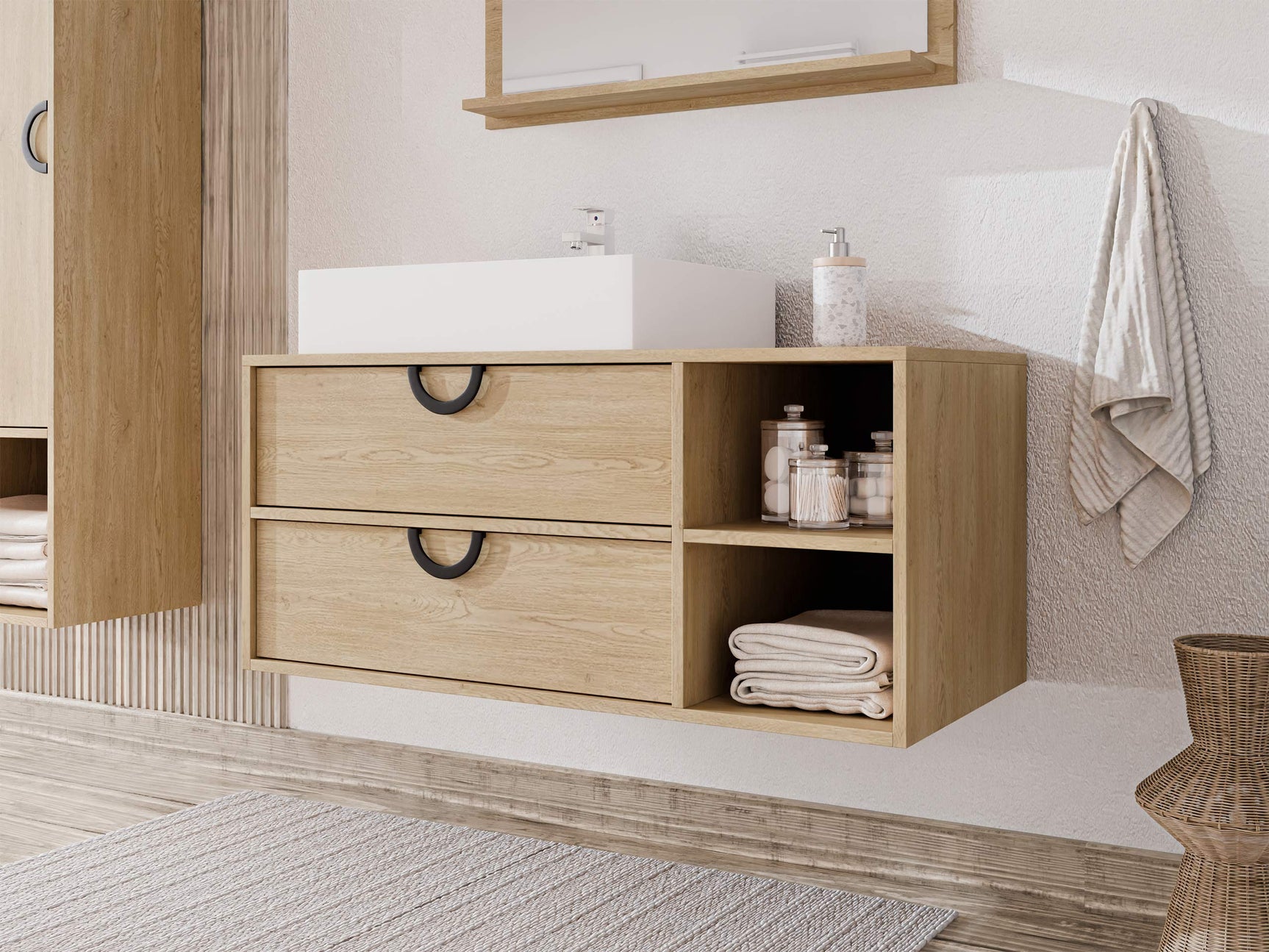 Vægbadeværelsesskab til håndvask Providence 193