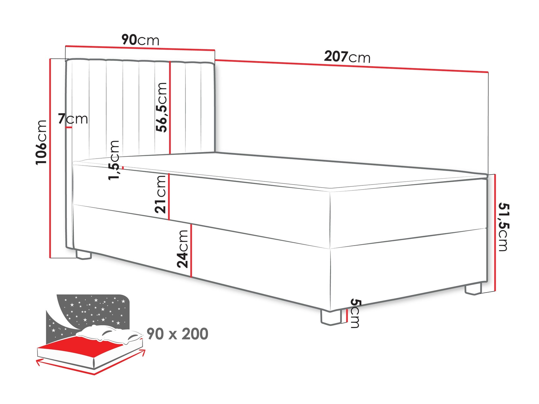 Kontinentalseng Sanford 108 4277214