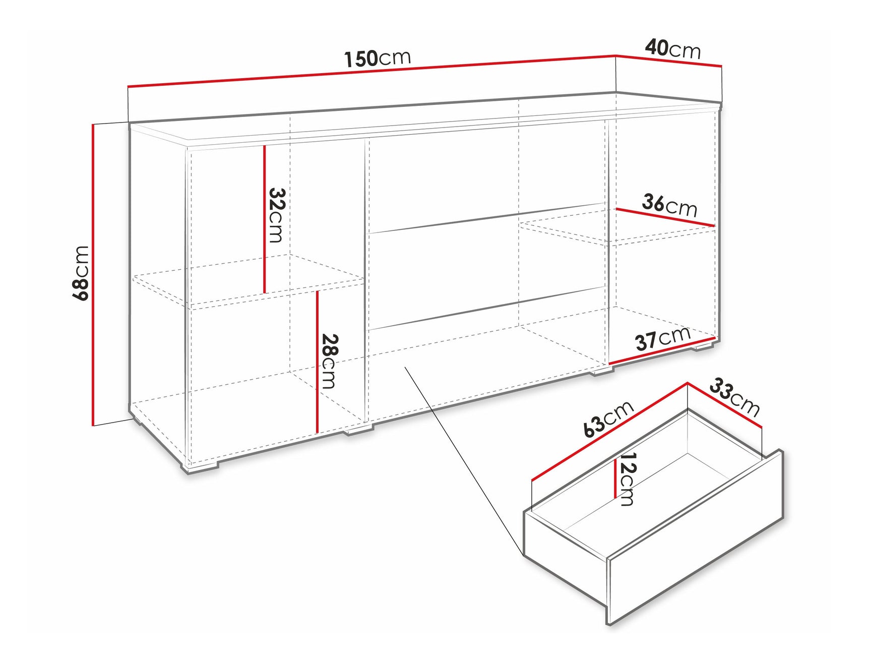Kommode Sarasota 142 4284017