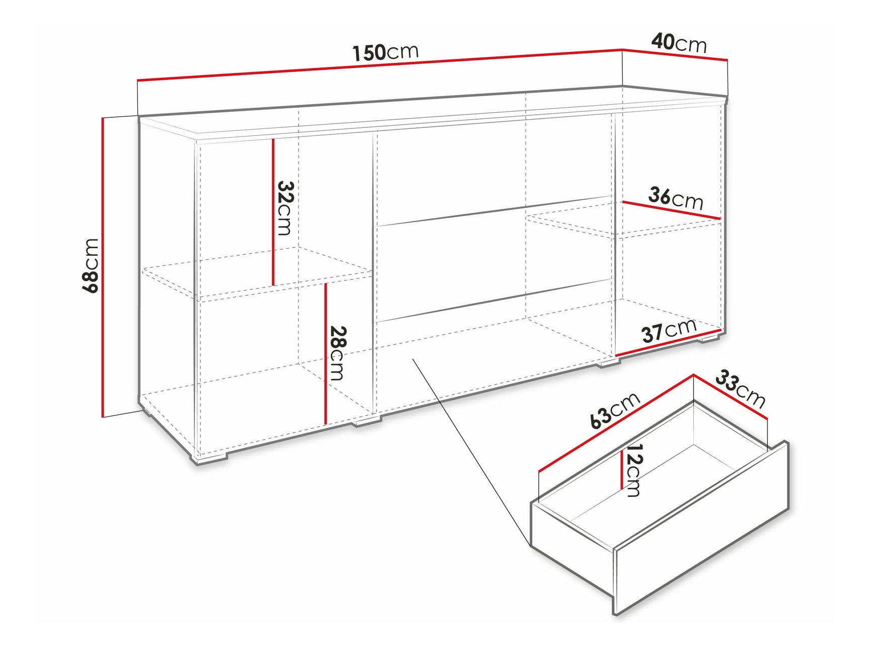 Kommode Sarasota 142 4284030