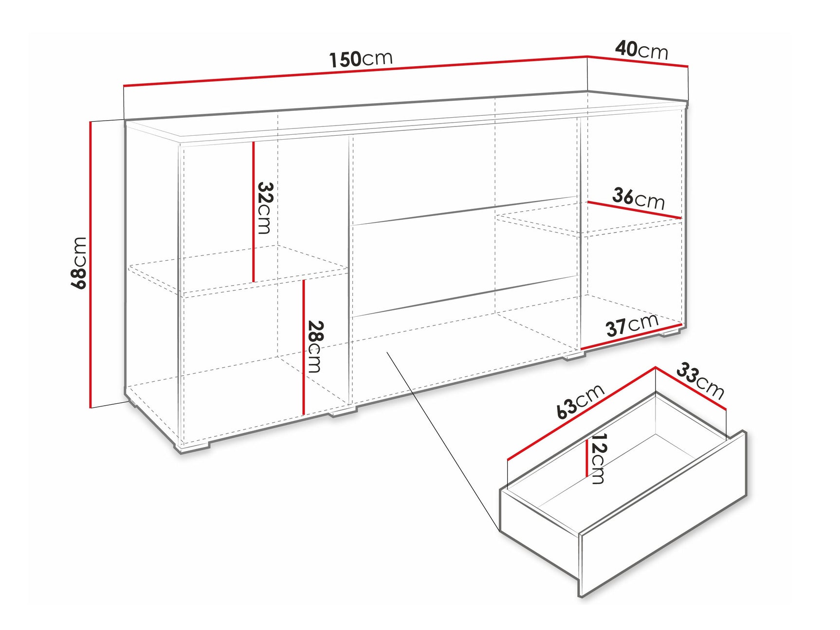 Kommode Sarasota 142 4284047