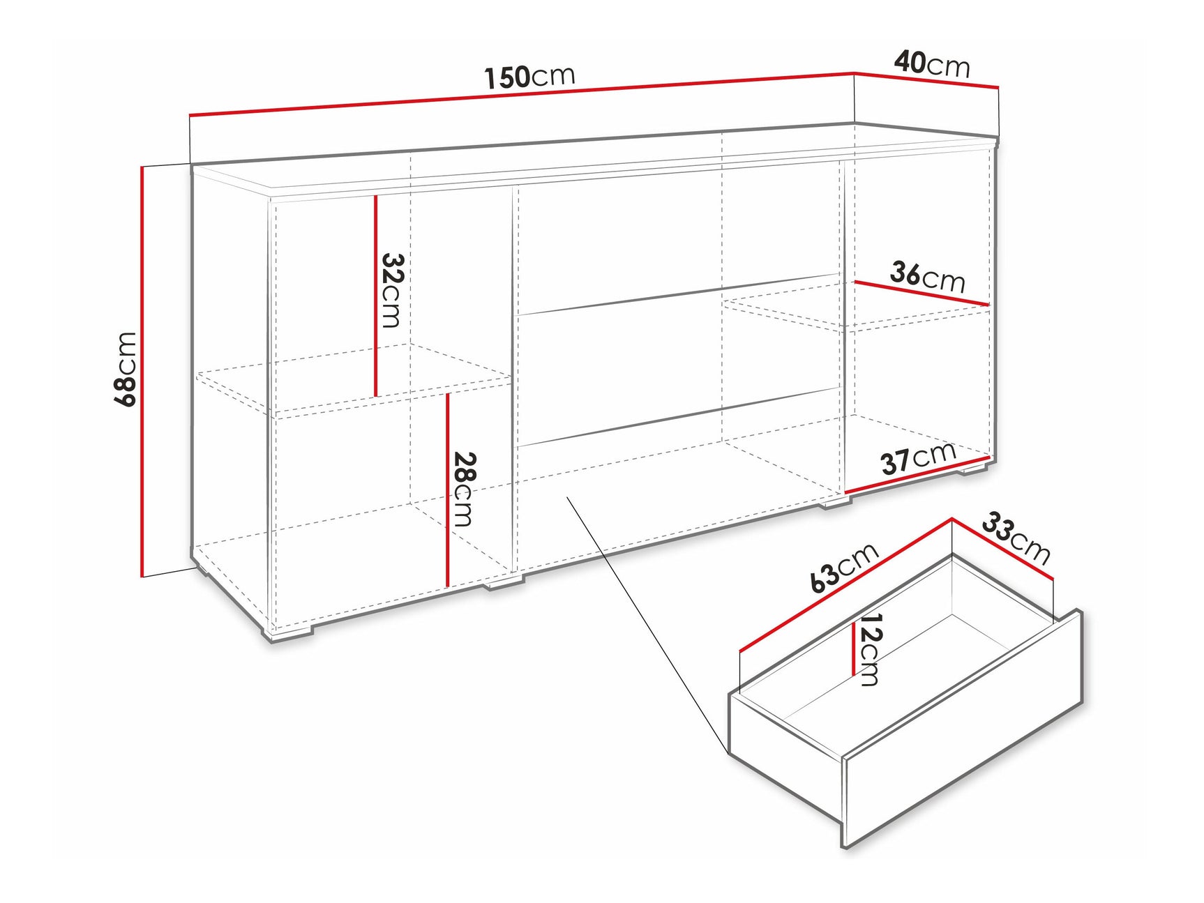 Kommode Sarasota 142 4284058