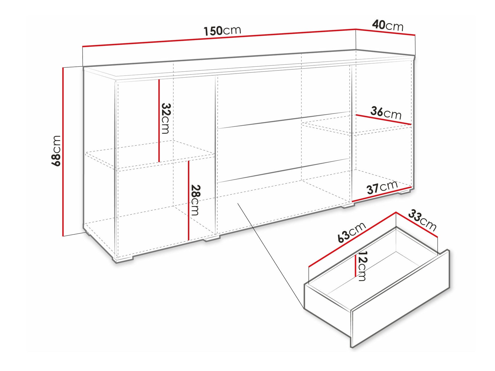 Kommode Sarasota 142 4284064
