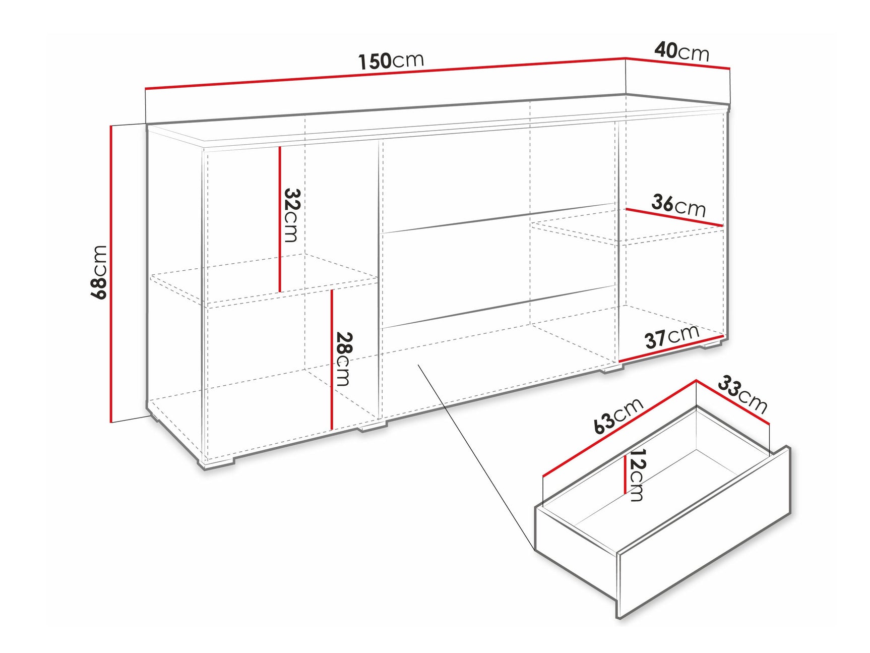 Kommode Sarasota 142 4284077