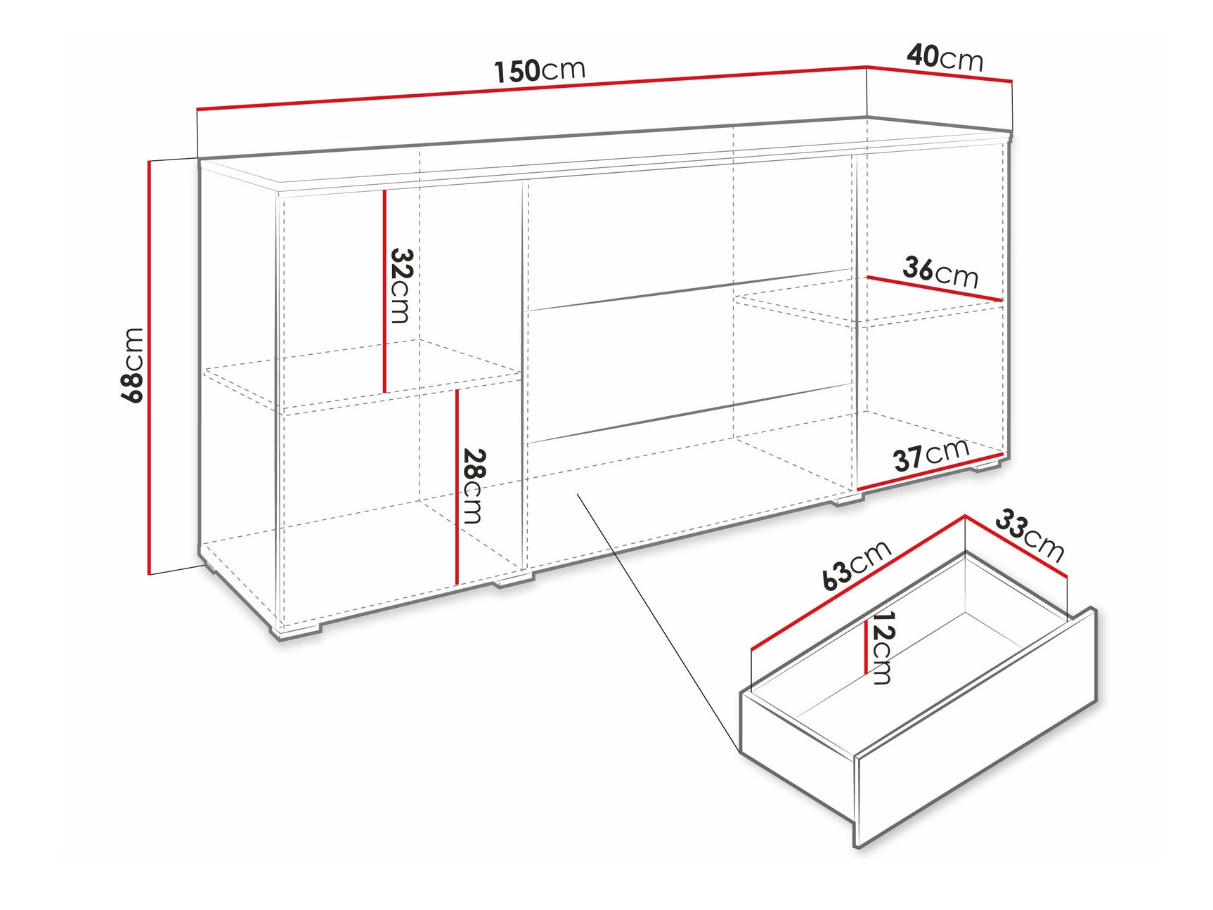 Kommode Sarasota 142