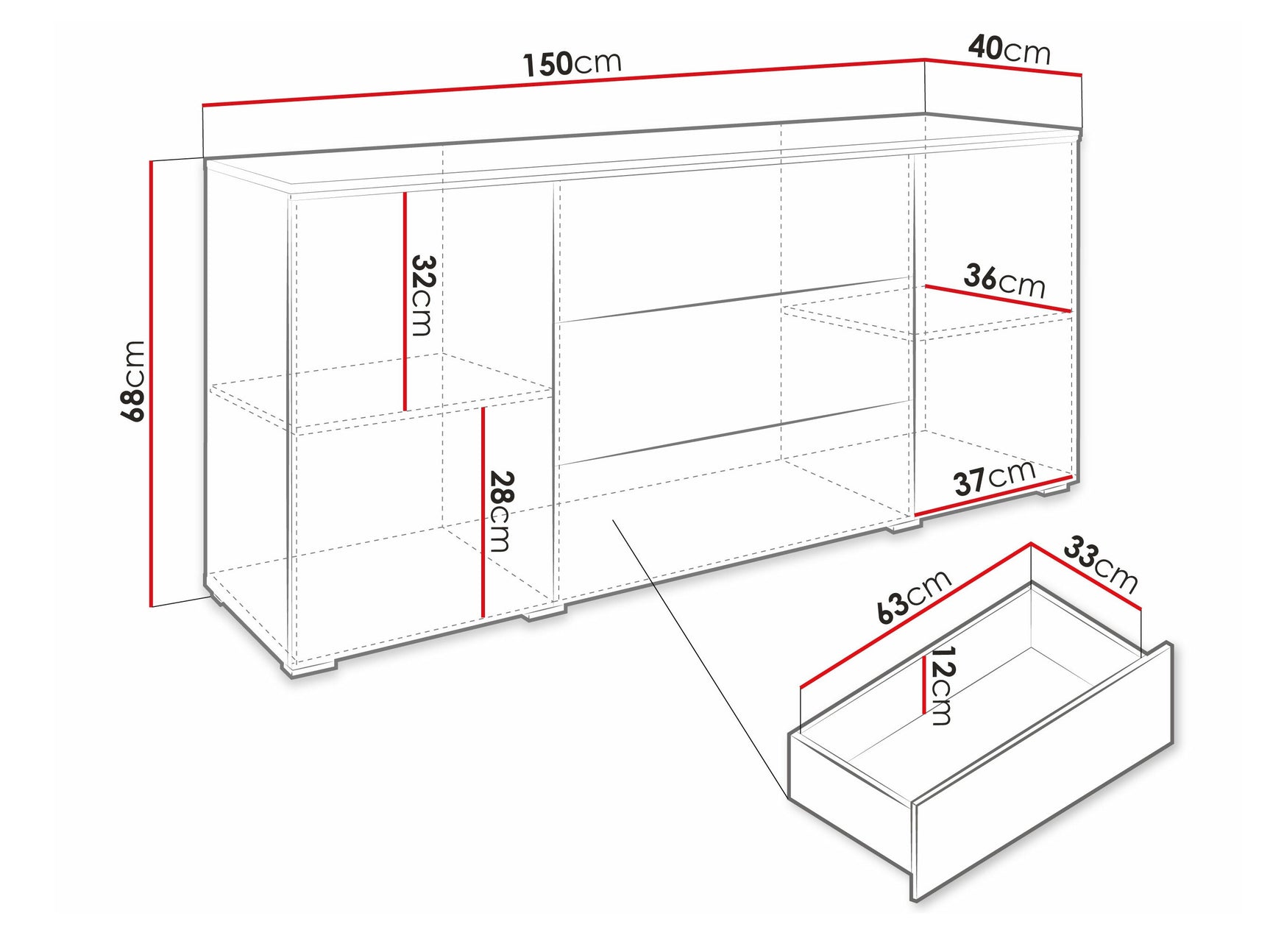 Kommode Sarasota 142