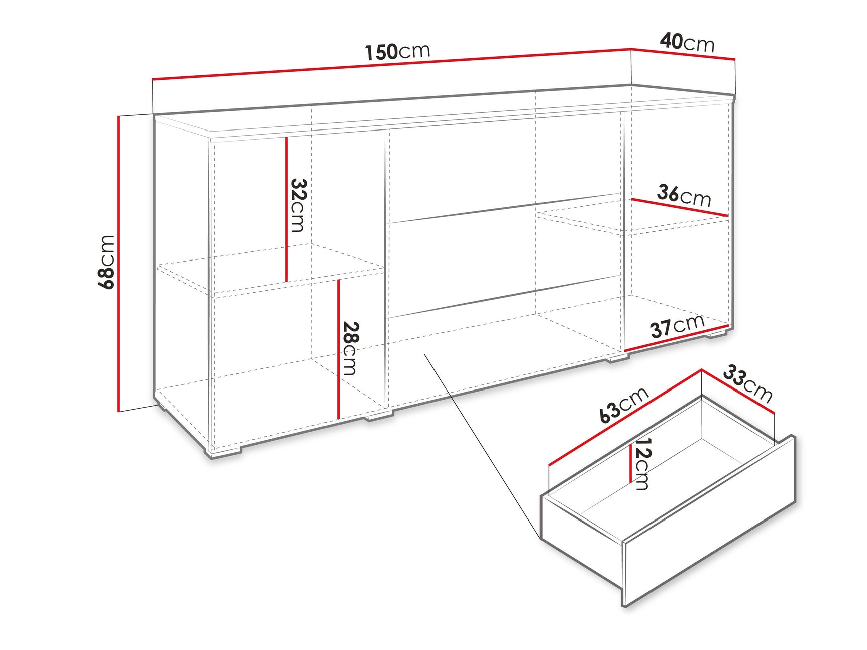 Kommode Sarasota 142