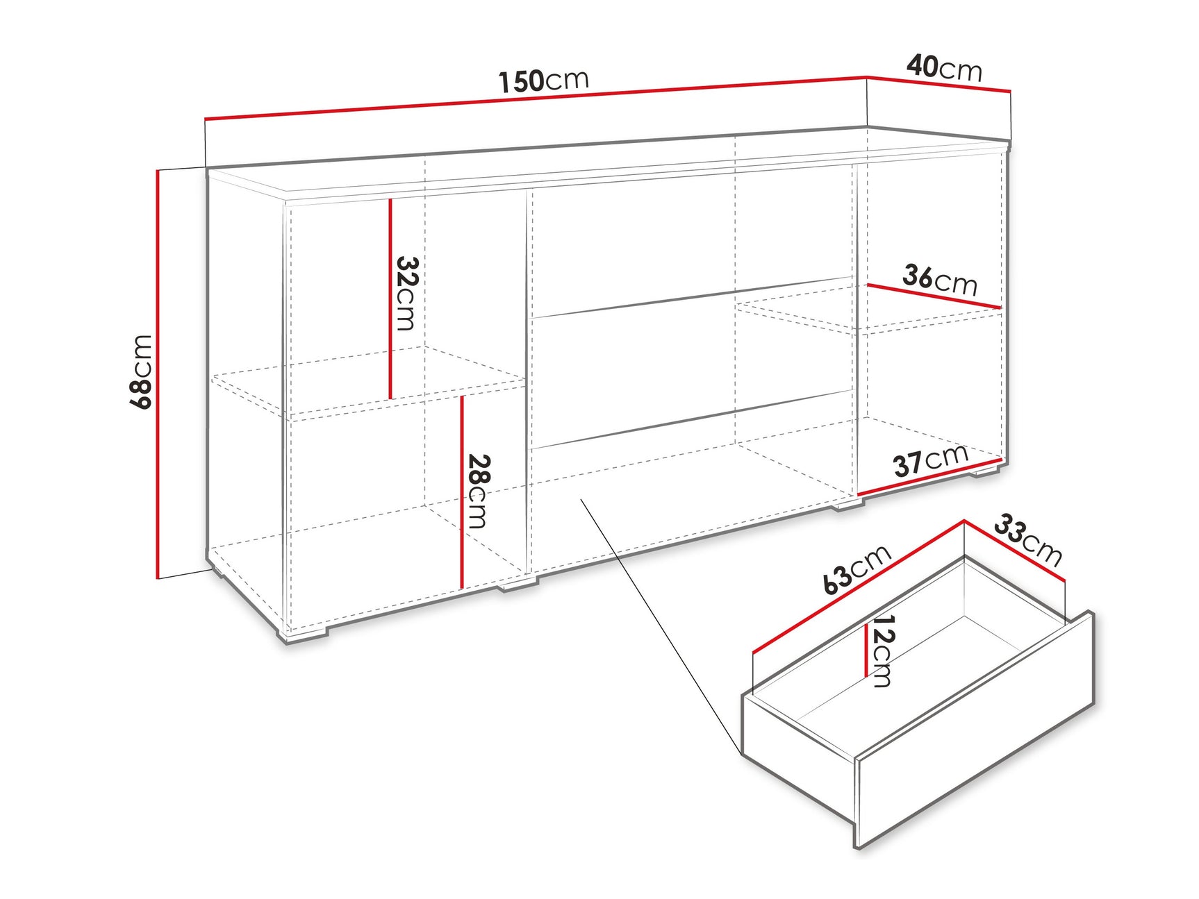 Kommode Sarasota 142
