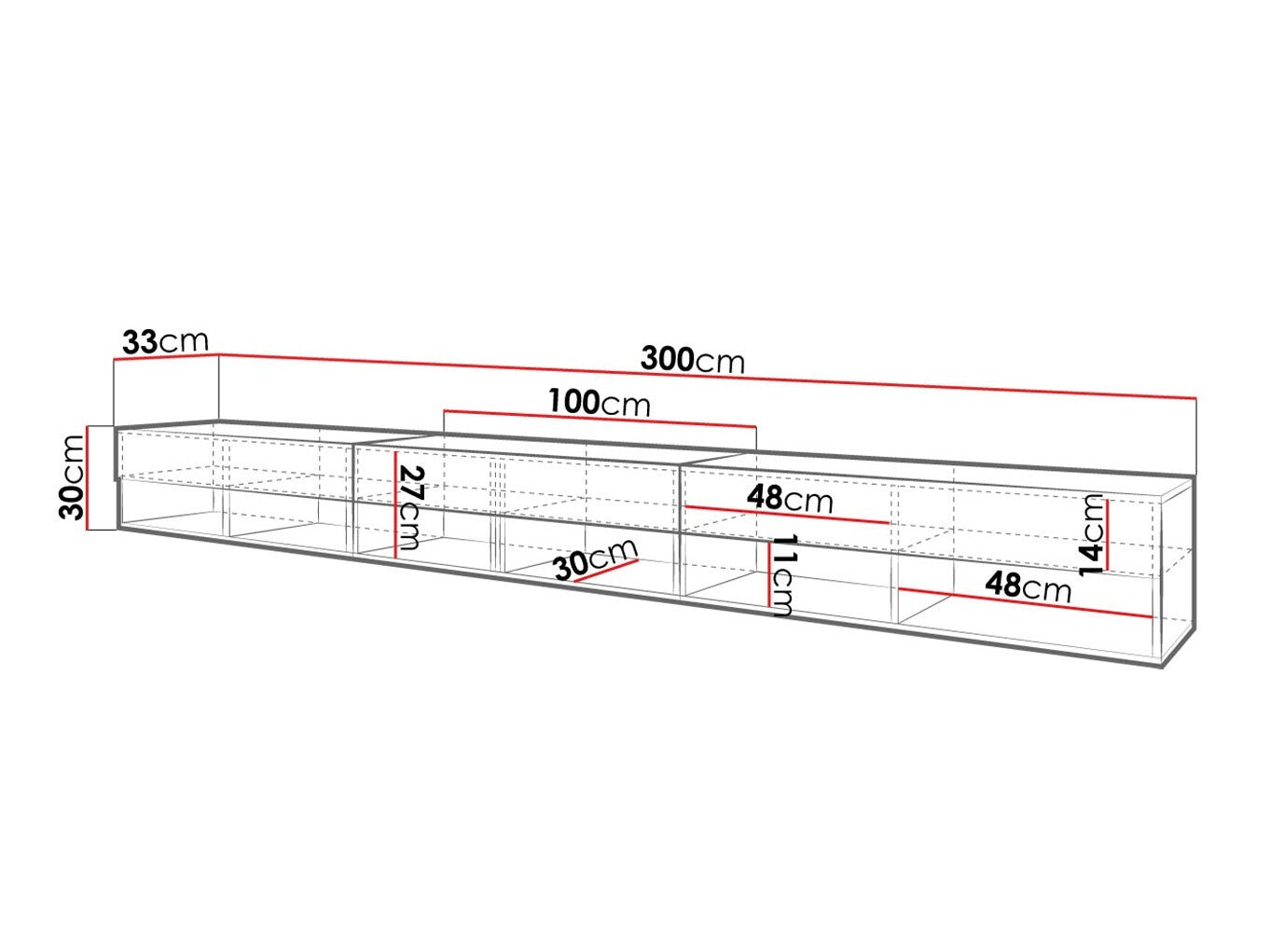 TV-bord Sarasota 144