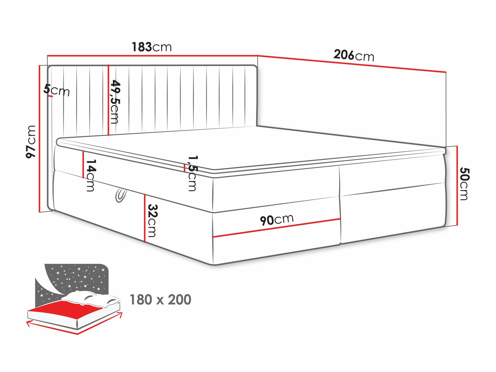 Kontinentalseng Comfivo 481