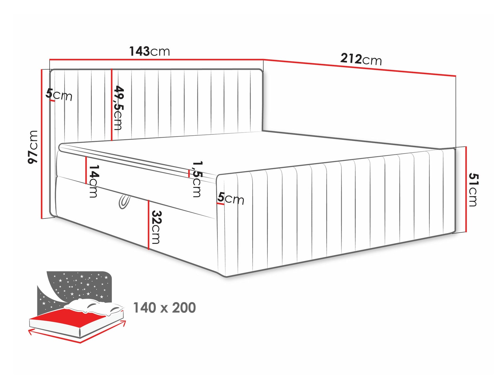 Kontinentalseng Comfivo 482