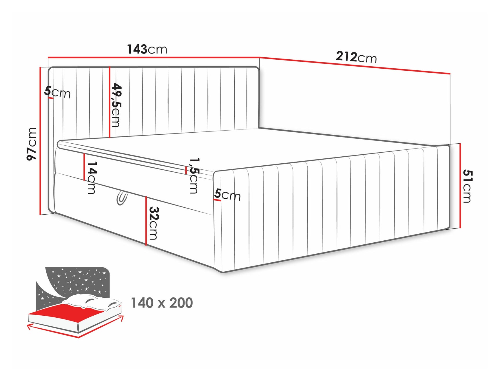 Kontinentalseng Comfivo 482