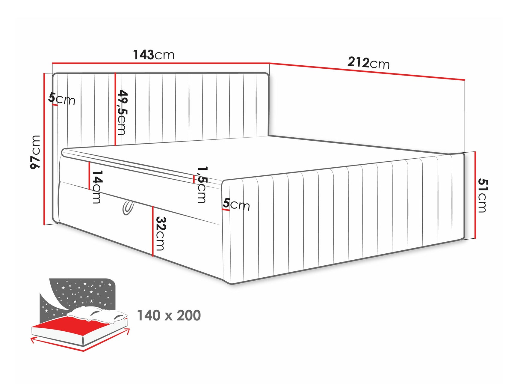 Kontinentalseng Comfivo 482