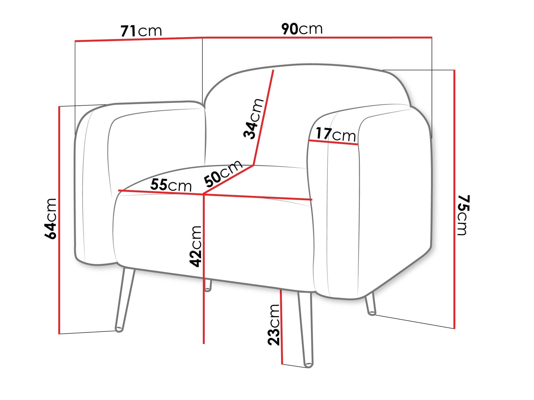 Lænestol Comfivo 486