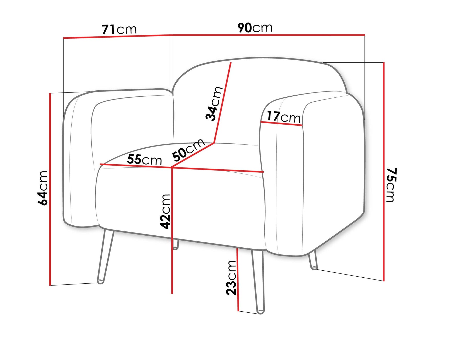 Lænestol Comfivo 486