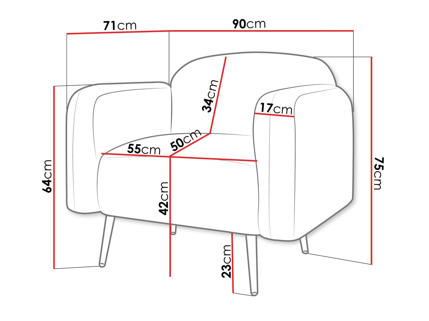 Lænestol Comfivo 486